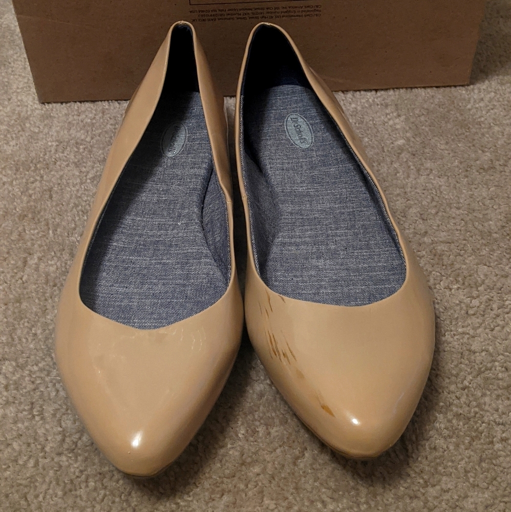 Dr. Scholl's - Beige point-toe flats